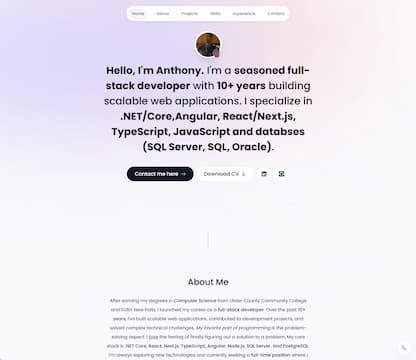 Personal Portfolio Website